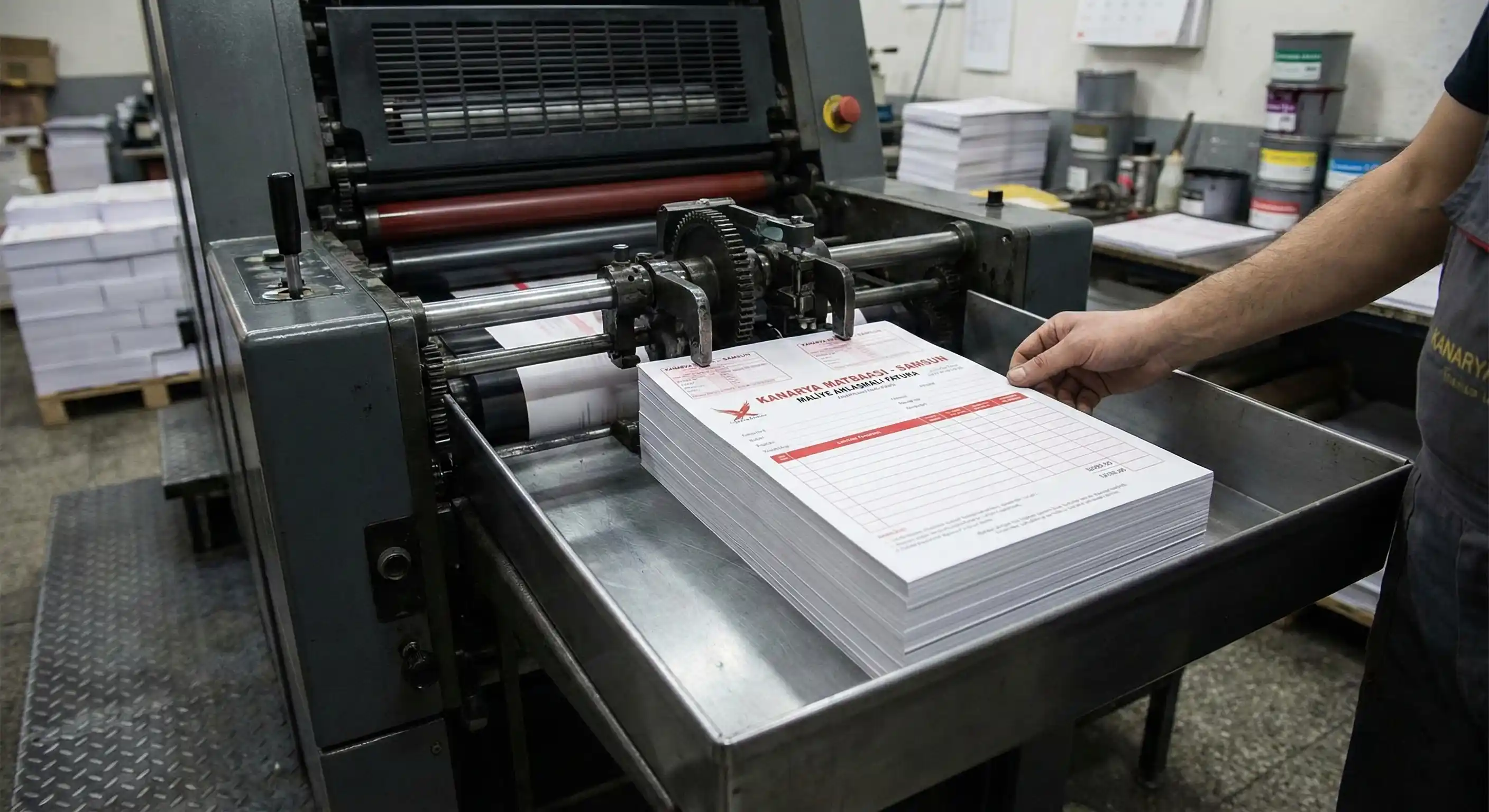 Samsun maliye anlaşmalı fatura basımı - Kanarya Matbaa