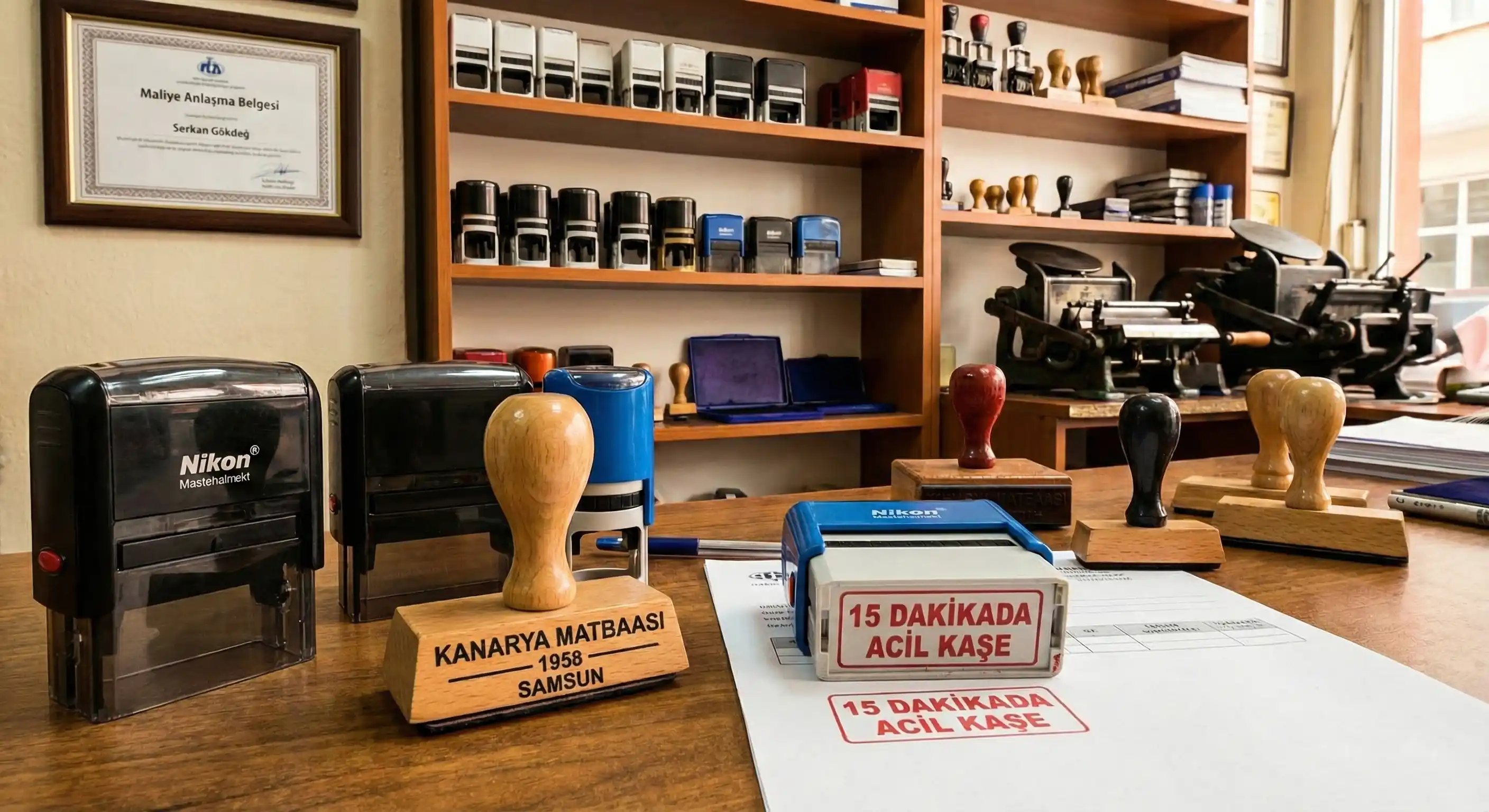 Samsun kaşe yapımı - Kanarya Matbaa