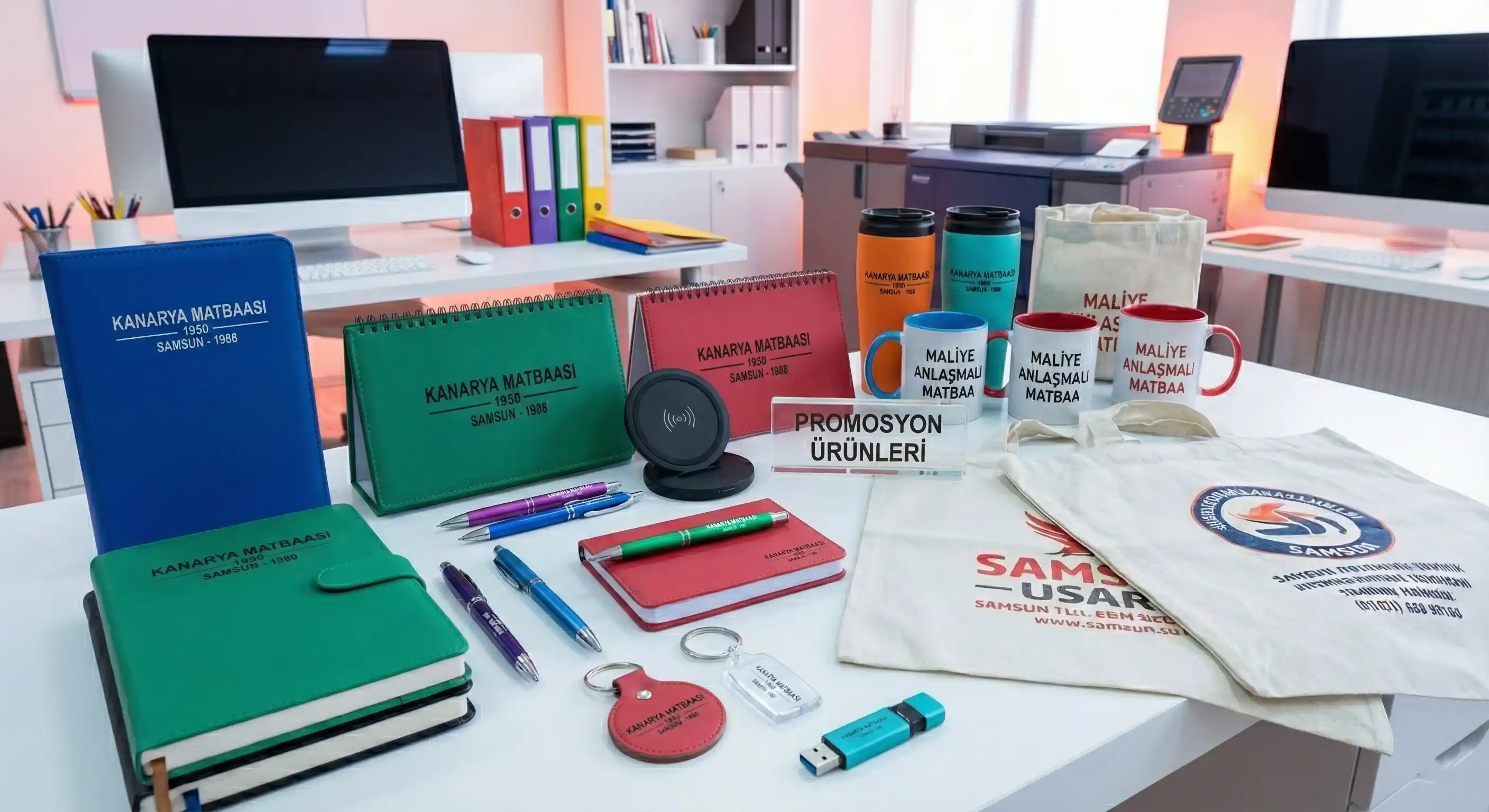 Samsun promosyon ürünleri - Kanarya Matbaa